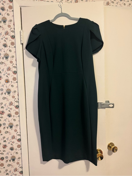 Calvin Klein Dresses & Skirts - Calvin Klein Dark Green Midi Sheath Dress